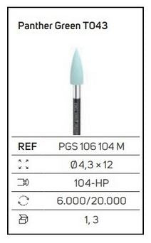 Panther Green Torpedo T043