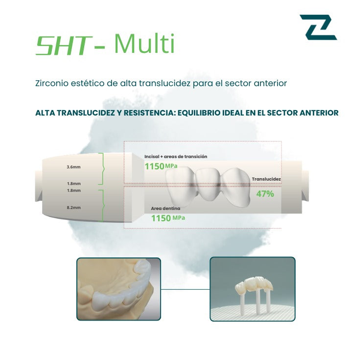 Zirconia SHT Multi 98 mm